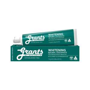 Grants Natural Toothpaste Whitening with Baking Soda and Spearmint 110g