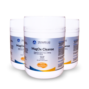 MagOx Cleanse - Oxygenated Magnesium Oxide Intestinal Cleanser - MagOx Cleanse 120 Capsules x 3