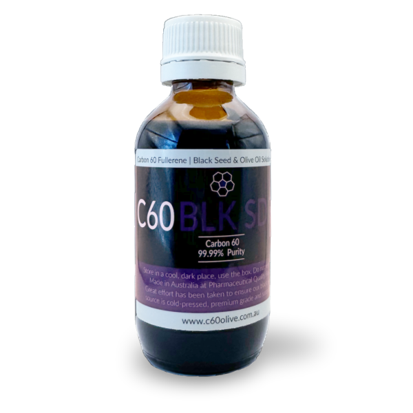 Try All Three - Blackseed & MCT & Olive with 99.99% Carbon 60 - 1 x 100ml bottle each oil - Image 2