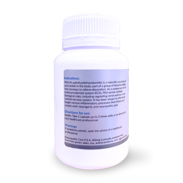 P.E.A 400mg - 60 Capsules - Image 2