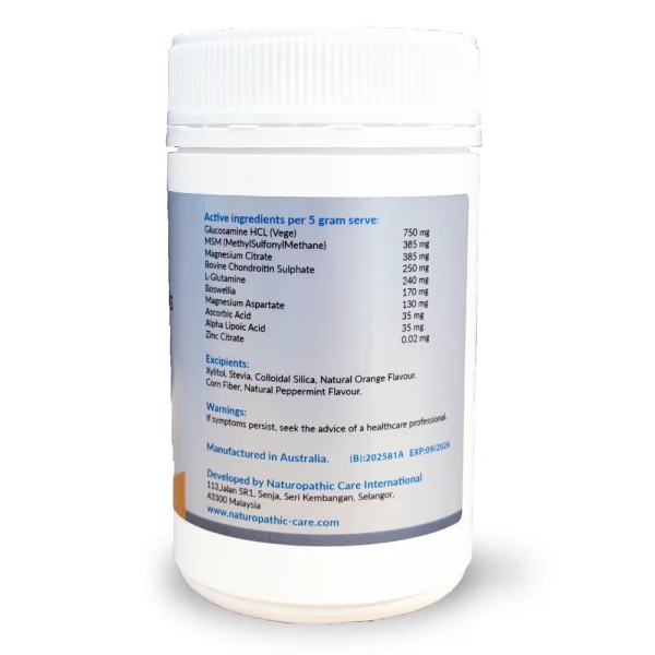 Healthy Joints 250g by Naturopathic Care - Image 3