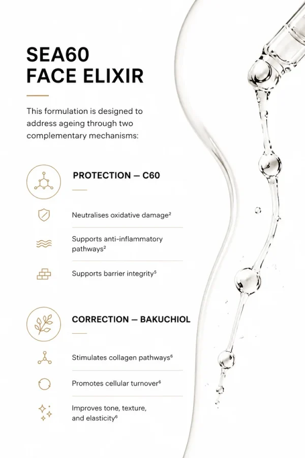C60 Face Elixir 30ml - Sea60 Noosa - Image 4